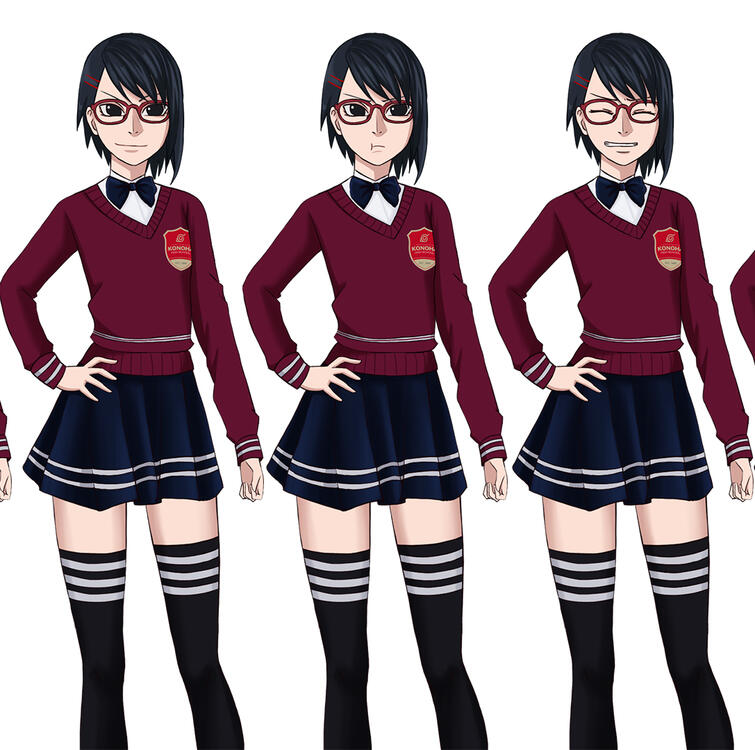 Sprite Sarada Uchiha